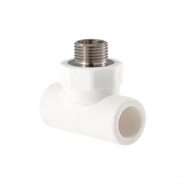 Тройник полипропилен. комбинир. Valtec Ø20-1/2"-20 н.р.