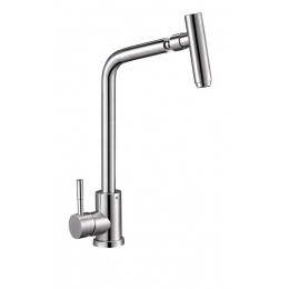 Смеситель д/кухни SUS керам.картр.35мм гайка EZA4-C090 Solone хром