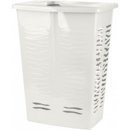 Корзина для белья с крышкой прямоуг. Regular Keeplex 42л белый