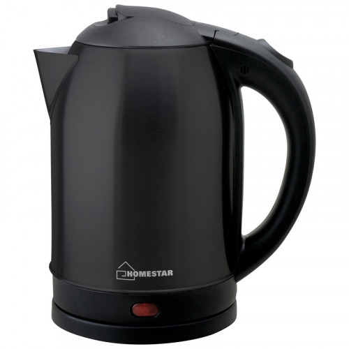 Чайник электрич. нерж сталь HS-1009 HomeStar 1,5кВт диск 1,8л черный
