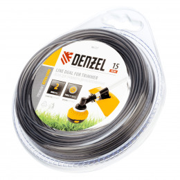 Леска д/триммера двухкомп. Круг Denzel Extra Cord 2мм*15м